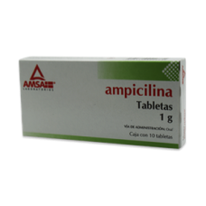 AMPICILINA 10 TAB 1 G