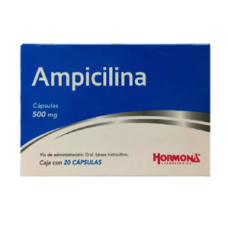 AMPICILINA 20 CAPS 500 MG (HORMONA)