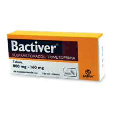 BACTIVER F 14 TAB 160/800 MG