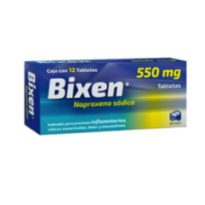 BIXEN 12 TAB 550 MG