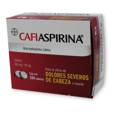 CAFIASPIRINA 100 TAB 500/30 MG