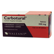 CARBOTURAL 60 TAB 250 MG