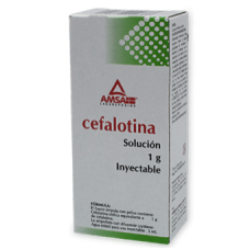 CEFALOTINA 1 FA 1G/5 ML