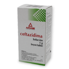 CEFTAZIDIMA 1 FA 1G/3 ML