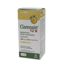 CLAMOXIN 12H PED 1 SUSP 200/28.5MG/40 ML