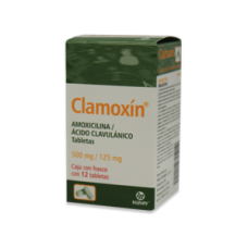 CLAMOXIN 12 TAB 500/125 MG