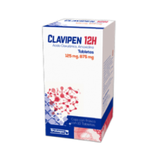 CLAVIPEN 12H 10 TAB 875/125 MG