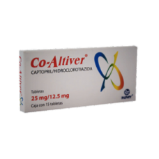 CO-ALTIVER 15 TAB 25/12.5 MG