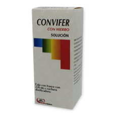 CONVIFER C/HIERRO 1 SOL 2.09/3MG/220 ML