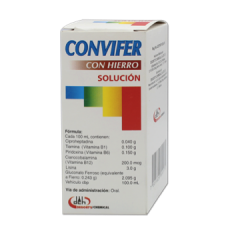 CONVIFER C/HIERRO 1 SOL 3/.2/.1MG/110 ML