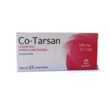 CO-TARSAN 15 COMP 100/12.50 MG