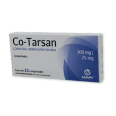 CO-TARSAN 15 COMP 100/25 MG