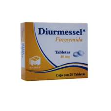 DIURMESSEL 20 TAB 40 MG