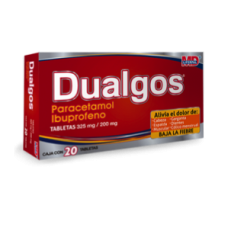 DUALGOS 20 TAB 325/200 MG