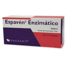 ESPAVEN ENZIMATI 50 GRAG 40/130/25/5 MG