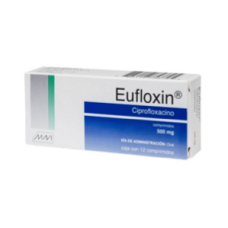 EUFLOXIN 12 COMP 500 MG