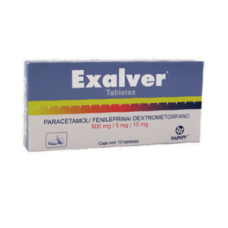 EXALVER NF 10 TAB 500/15/5 MG