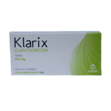 KLARIX 10 TAB 500 MG