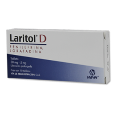 LARITOL D 10 TAB 30/5 MG