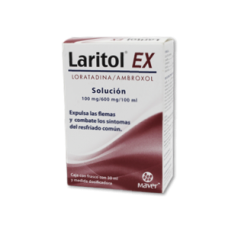 LARITOL EX 1 SOL 600/100MG/30 ML (GOTAS)