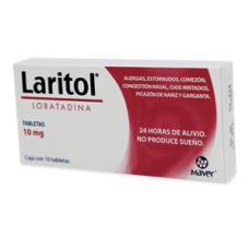 LARITOL 10 TAB 10 MG