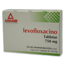 LEVOFLOXACINO 7 TAB 750 MG