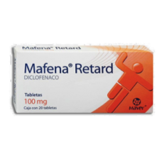 MAFENA RETARD 20 TAB 100 MG