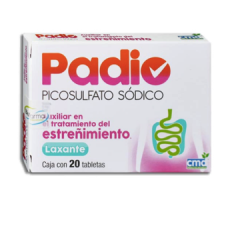 PADIO 5MG 20 TABLETAS