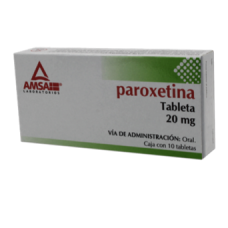 PAROXETINA 10 TAB 20 MG