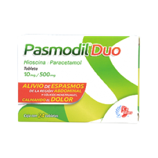 PASMODIL DUO 24 TAB 500/10 MG