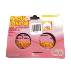 PEPTO-BISMOL ANIS TIRA 236 MG C/24 TAB