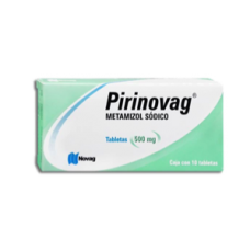 PIRINOVAG 10 TAB 500 MG