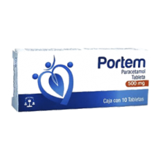 PORTEM 10 TAB 500 MG