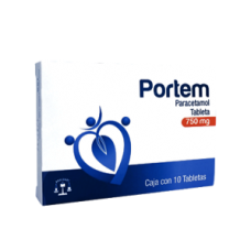 PORTEM 10 TAB 750 MG