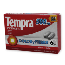 TEMPRA 20 TAB 500 MG