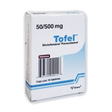 TOFEL 10 TAB 50/500 MG