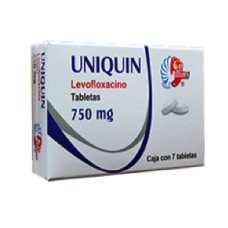 UNIQUIN  7 TAB 750 MG