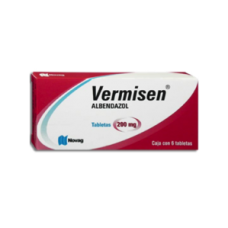 VERMISEN 6 TAB 200 MG