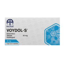 VOYDOL S 4 TAB SUBLINGUALES 30 MG