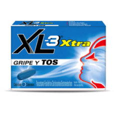 XL-3 XTRA (AZUL) ANTIGRIPAL 12 CAPS 250/5/2/10