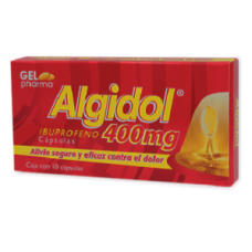 ALGIDOL 10 CAPS 400 MG