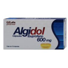 ALGIDOL 10 CAPS 600 MG