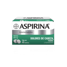 ASPIRINA AD 40 TAB 500 MG