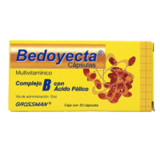 BEDOYECTA 30 CAPS 100/36/10/5/5/0.5 MG