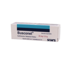 BUSCONET 1 FA 2.5G/ 20MG/5ML