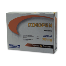 DIMOPEN (AMOXICILINA) 12 CAPS 500 MG