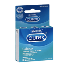 COND DUREX CLASICO C/3