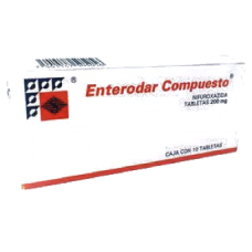 ENTERODAR COMPUESTO 10 TAB 200 MG