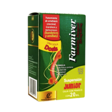 FARMIVER JUNIOR 1 SUSP 200/400MG/20 ML