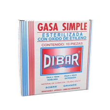 DIBAR GASA 10X10 C/10 CAJAS 